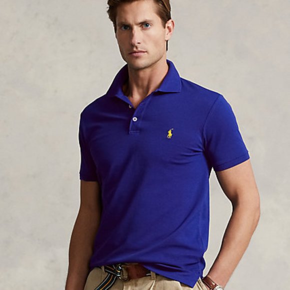 Polo Ralph Lauren Other - Polo Ralph Lauren ROYAL BLUE Men"s LARGE Iconic Polo Shirt Golf Short Sleeve